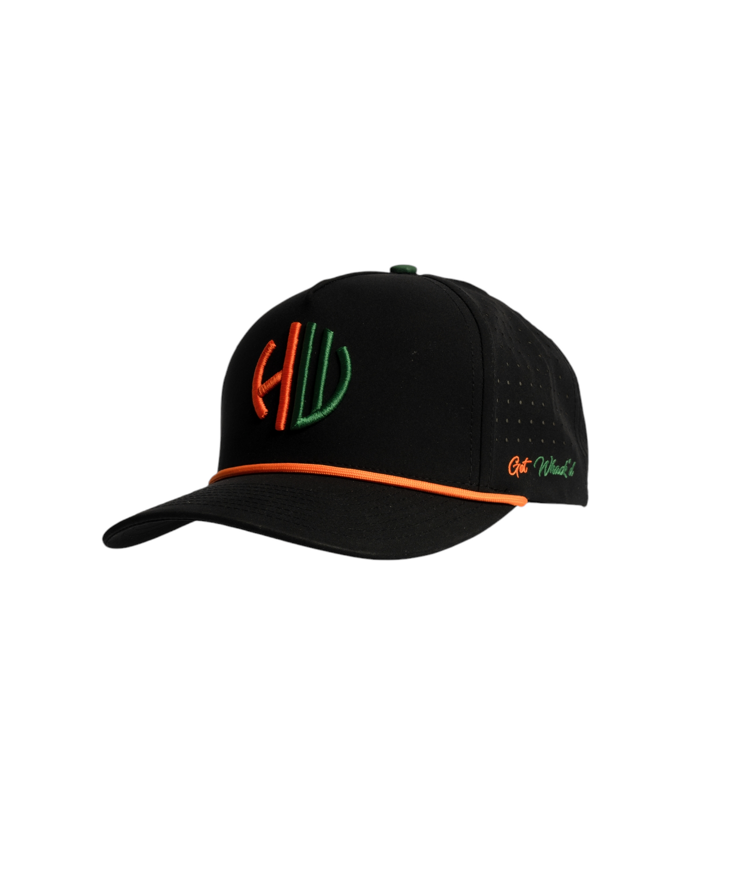 Green and Orange Miami Edition Hat | Happy Whackers