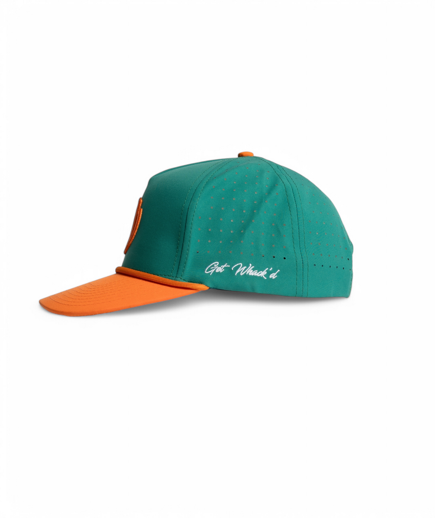 Aqua and Orange Miami Edition Hat | Happy Whackers