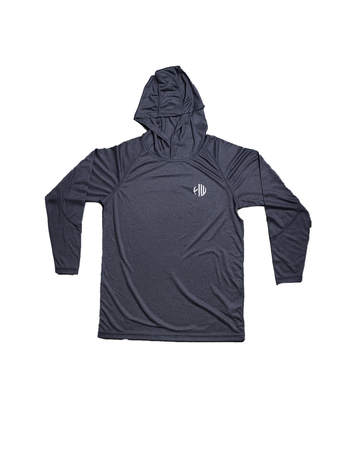 Cool Grey Performance Hoodie | Happy Whackers