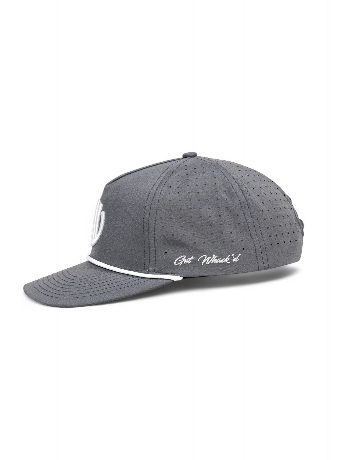 Cool Grey and White Hat | HappyWhackers