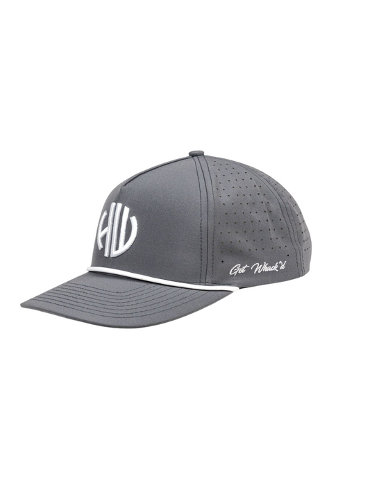 Cool Grey and White Hat | HappyWhackers