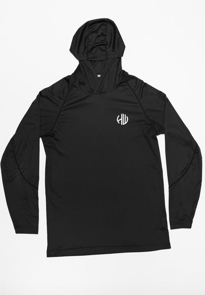 Black Performance Hoodie | Happy Whackers