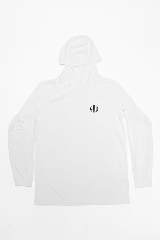 White Performance Hoodie | Happy Whackers