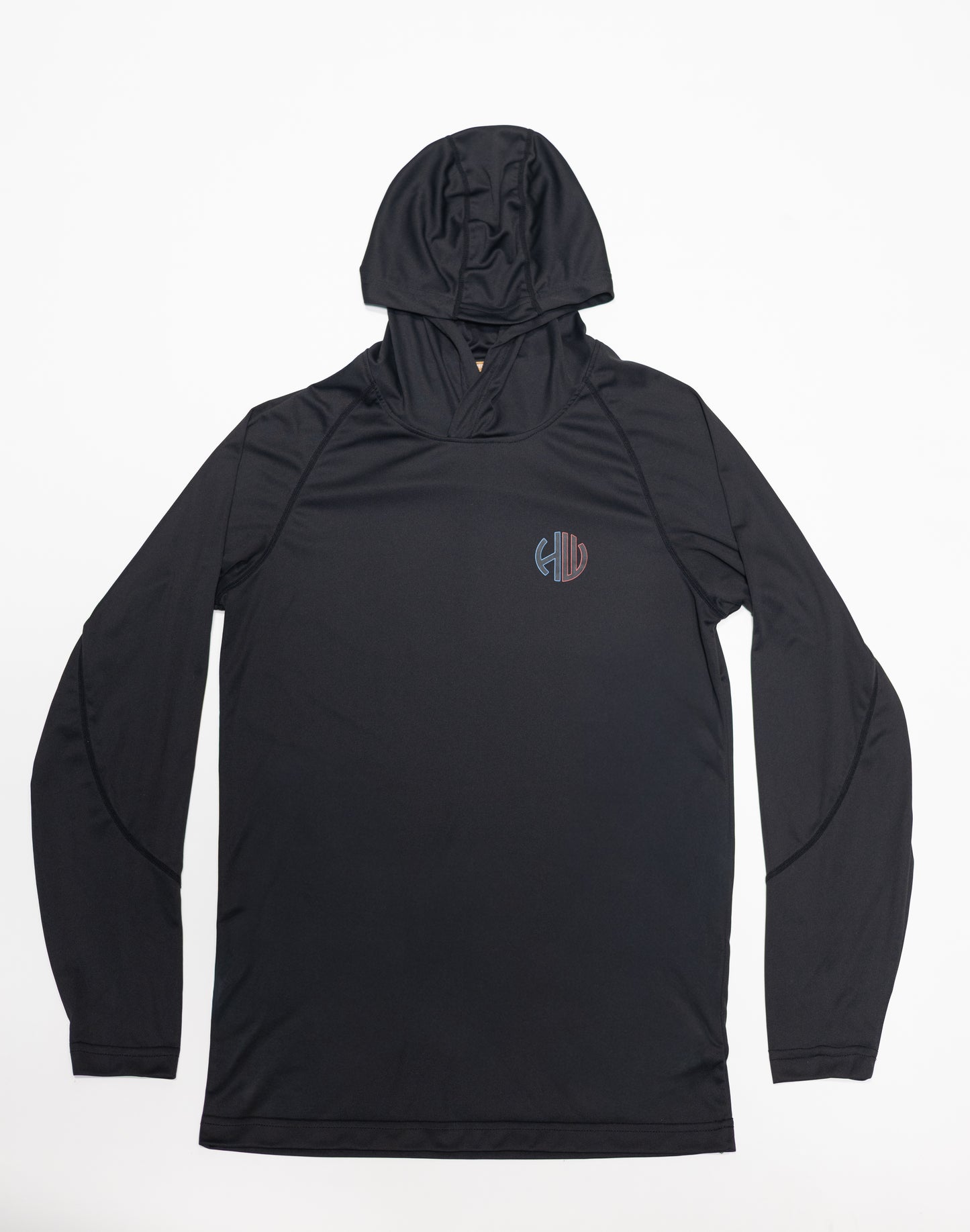Blue and Red Performance Hoodie | Happy Whackers
