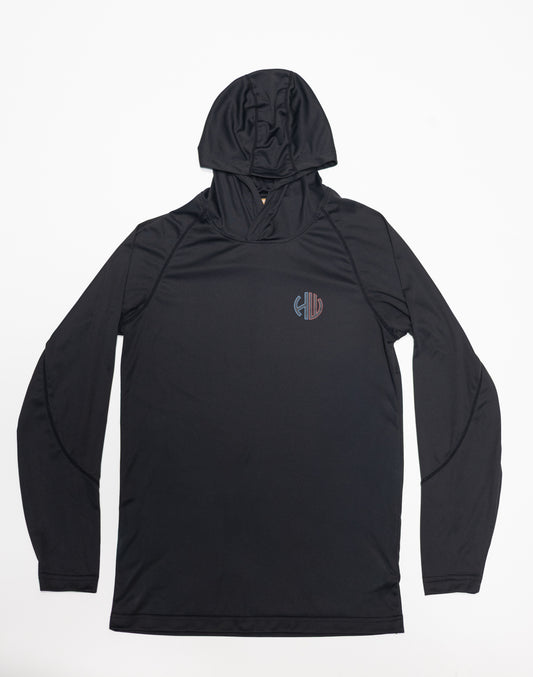 Blue and Red Performance Hoodie | Happy Whackers