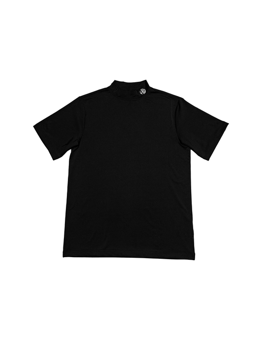 Black Mock Neck Shirt