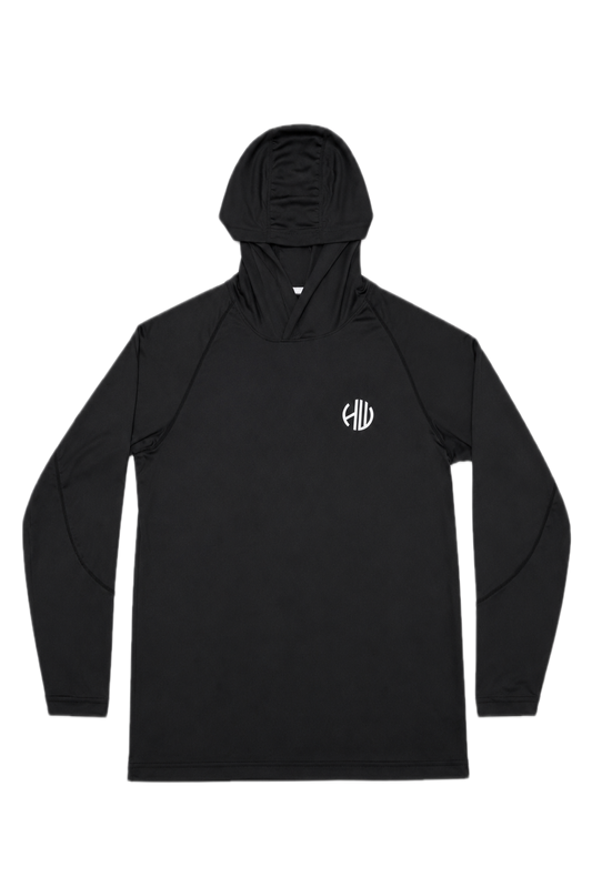 Black Performance Hoodie | Happy Whackers
