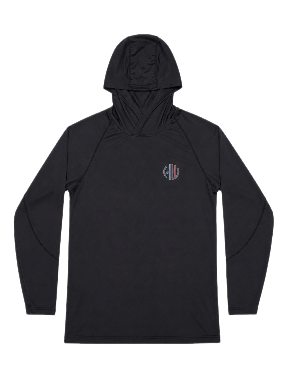 Blue and Red Performance Hoodie | Happy Whackers