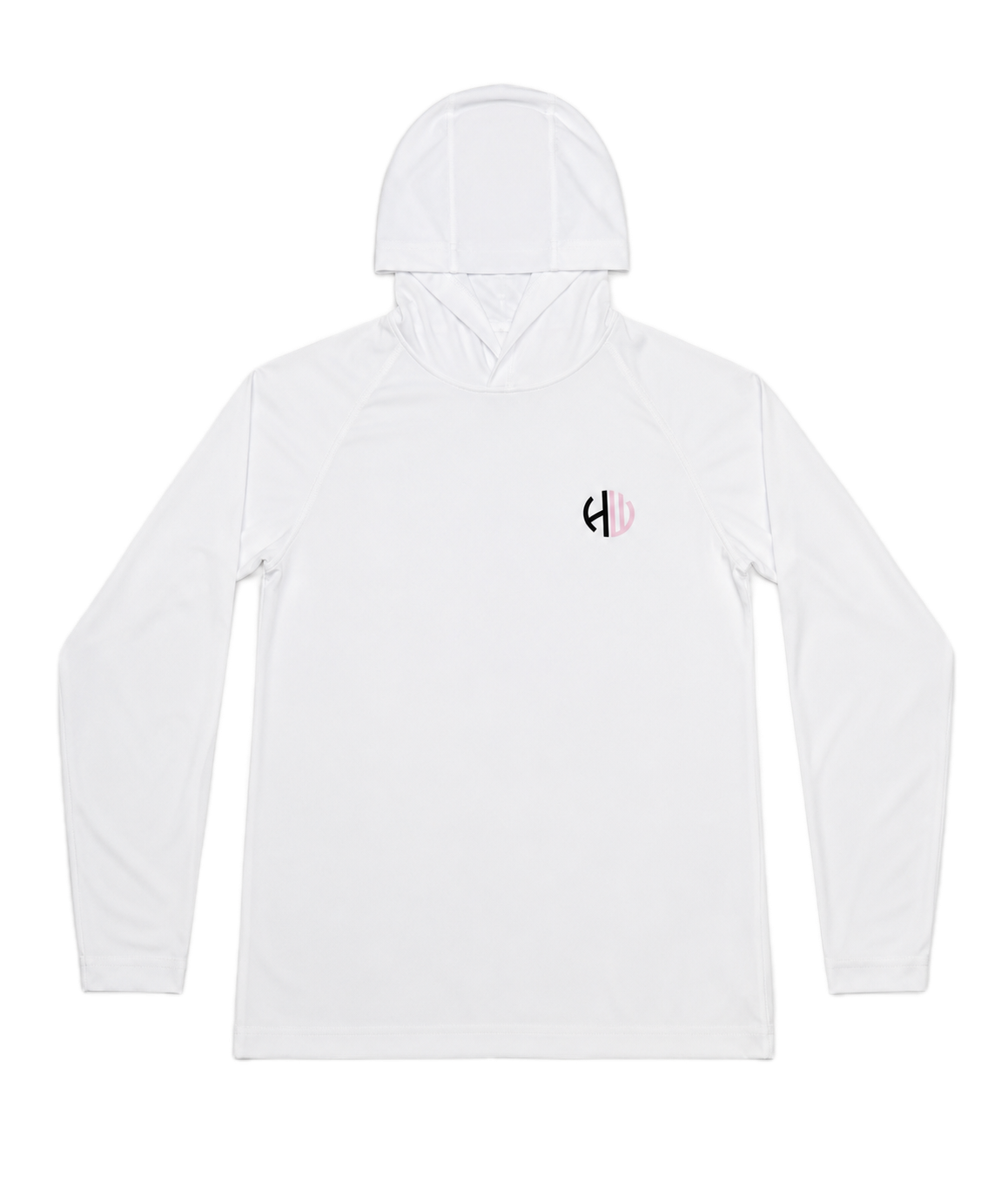 White Pink and Black Performance Hoodie | Happy Whackers