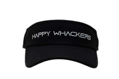 Black Visor Hat | Happy Whackers
