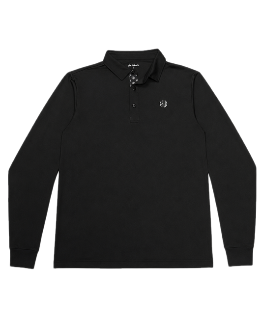 Signature Long Sleeve Performance Polo | Happy Whackers
