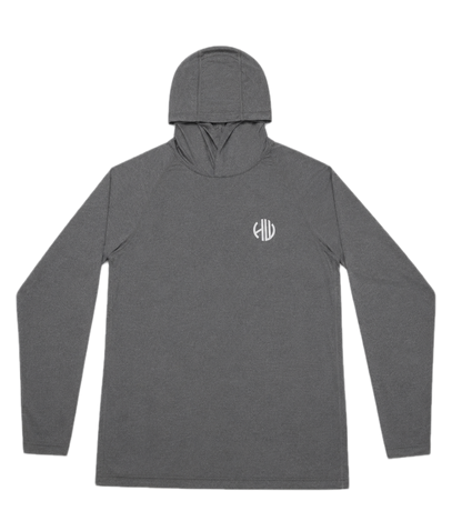 Cool Grey Performance Hoodie | Happy Whackers