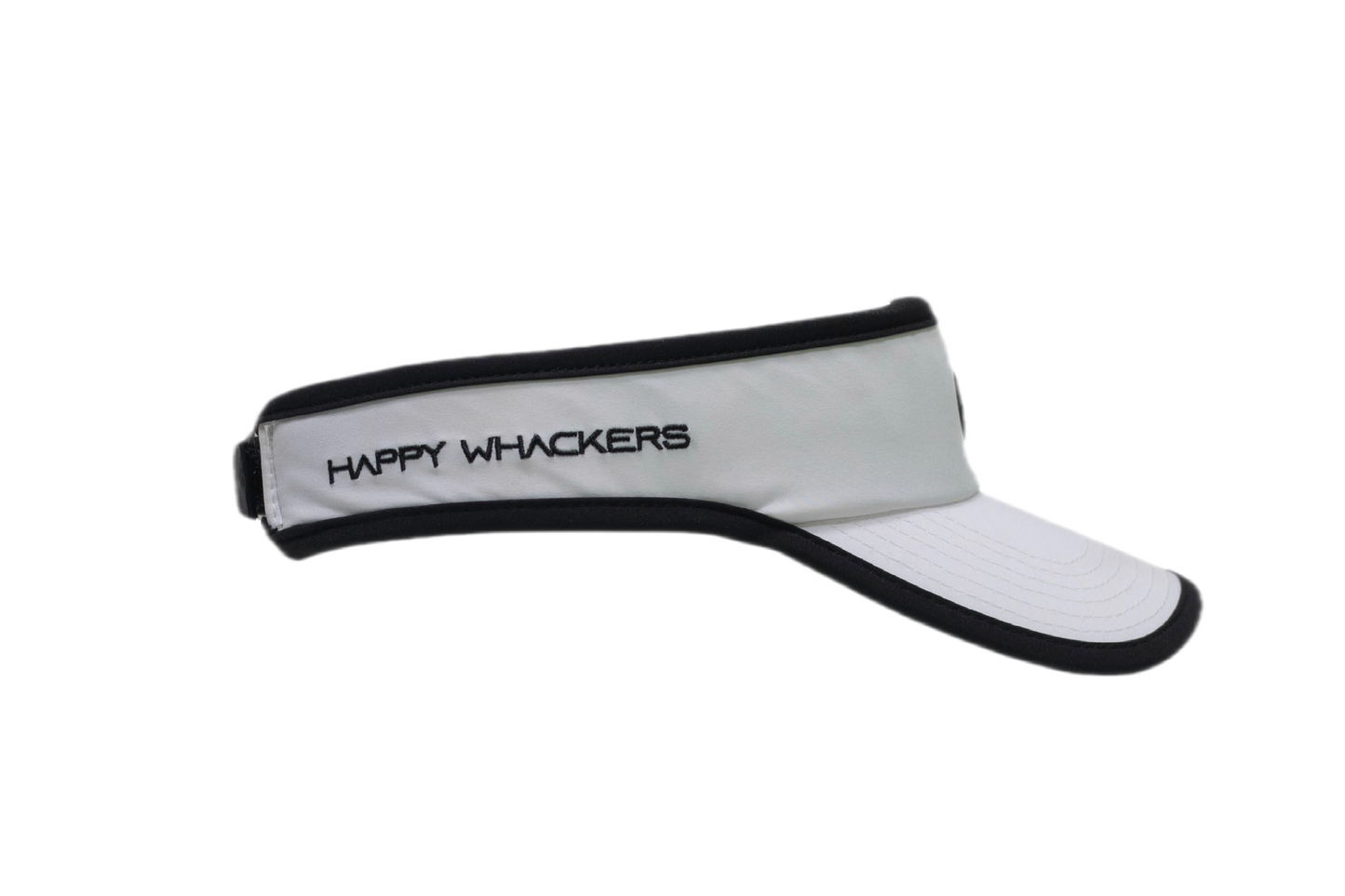 White Visor Hat | Happy Whackers